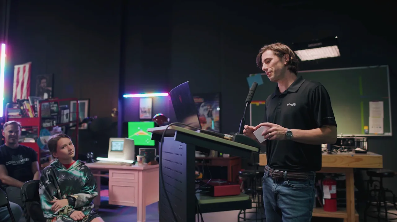 Rob presenting at GOAT Conf 1